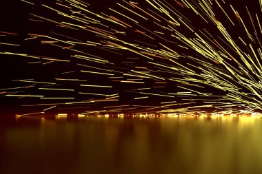 Kaynak kıvılcım ateş parçacıkları arka plan 3d çizim