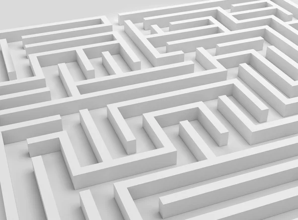 Maze Illustration Strategi Utmaning Affärsproblem — Stockfoto