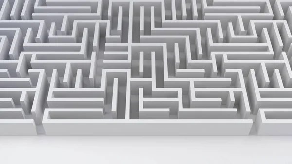 Maze Business Challenge Risk Och Beslut Labyrinth Illustration — Stockfoto