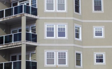 Apartman balkon kat mülkiyeti şehir evi penceresi