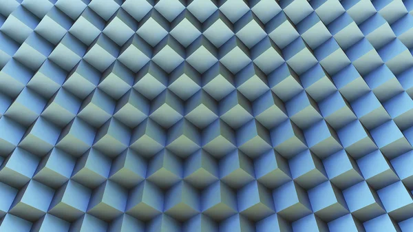 Kockák 3d rendering backgound minta perspektíva geometria modern design illusztráció — Stock Fotó