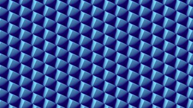 mavi küp deseni düşük çokgen geometrik arkaplan 3d illüstrasyon