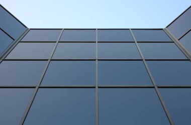 Ofis binası kare cam gökdelen iş mimarisi