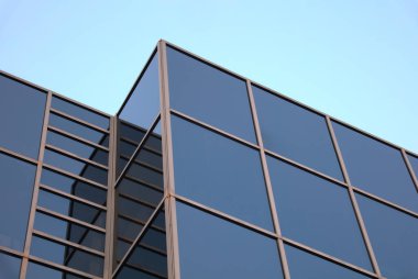 modern cam pencere ofis binası iş gökdeleni 