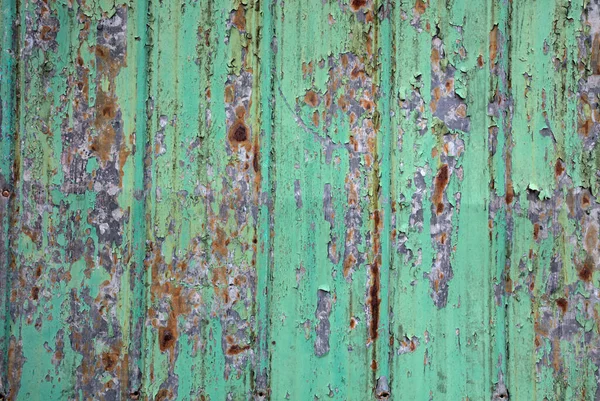 Schälfarbe Metall Textur Rauer Grunge Grüner Hintergrund — Stockfoto