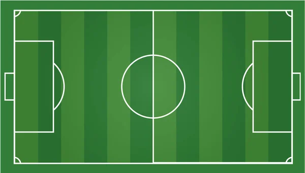 Terrain de football, terrain de football — Image vectorielle