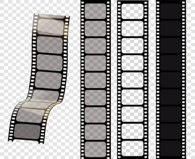 Vektör film seti şeritler. 10 Eps.stampunk stil vektör çizim