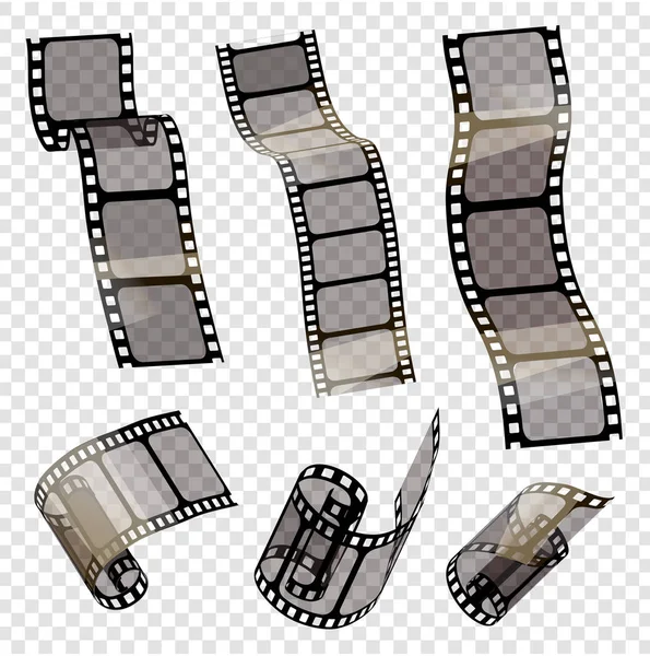 Vektör film seti şeritler. 10 Eps.stampunk stil vektör çizim