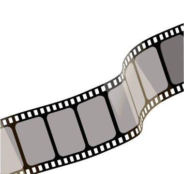 Vektör film seti şeritler. 10 Eps.stampunk stil vektör çizim