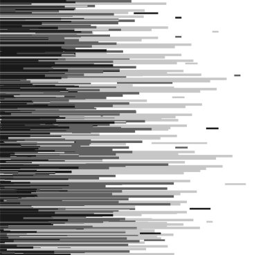 Vektör noktalı resim geçiş soyut duvar kağıdı desen. Sorunsuz siyah ve beyaz düzensiz yuvarlanmış çizgiler için arka plan modern düz web sitesi tasarımı.