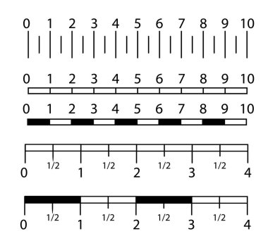 İnç ve ölçü cetvelleri ayarlayın. Santimetre ve ölçek cm ölçümler gösterge ölçme inç. Hassas ölçüm santimetre simgesini araçları ölçü birimi boyutu gösterge cetveli araçları.