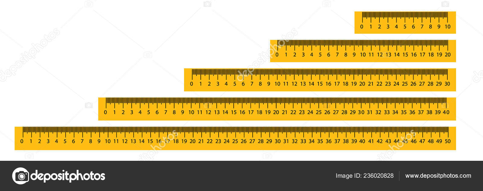 Measure Tape ruler metric measurement. Metric ruler. metric vector ruler  with yellow and black color. Stock Vector by ©kabzon300@gmail.com 236020828