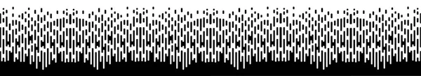 Vector Halftone Transição Abstract Wallpaper Pattern. Linhas arredondadas irregulares pretas e brancas sem costura Fundo para design moderno de site plana. - Vector — Vetor de Stock