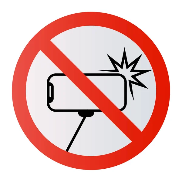 Никаких знаков запрета стоп ни селфи-палочек ни фотографий ни фотоаппарата векторная фотография мобильного телефона смартфон запрещённый знак иконка монопод селфи запрещён — стоковый вектор