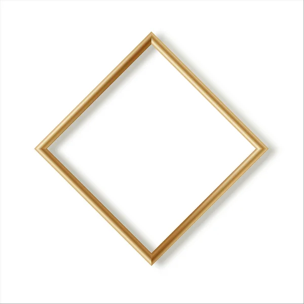 Wooden vector photo frame collection. 이미지나 텍스트를 위한 3D 그림 프레임 디자인 벡터 — 스톡 벡터