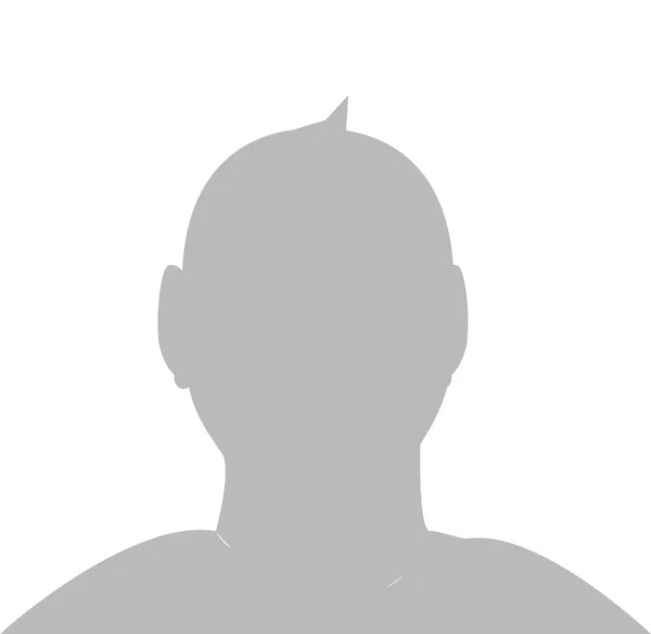 2015 년 12 월 1 일에 확인 함 . Male Default Placeholder Avatar Profile Gray Picture Isolated on White Background. 벡터 삽화아 봐 타 — 스톡 벡터