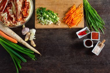 Kimchi için Malzemeler