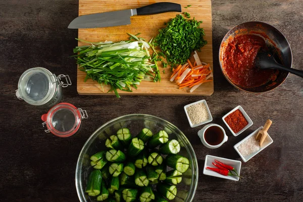 Kimchi için Malzemeler