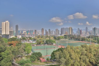 kowloon tong, orta kowloon City scape