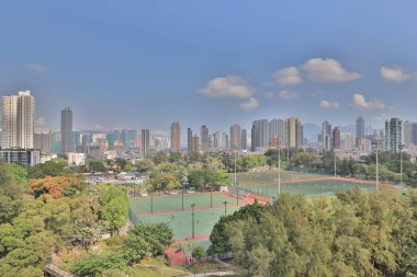 kowloon tong, orta kowloon City scape