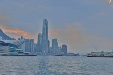Victoria Harbour gözlemlemek için bir hedef bakış açısı