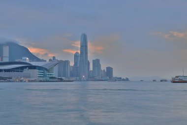 Victoria Harbour gözlemlemek için bir hedef bakış açısı