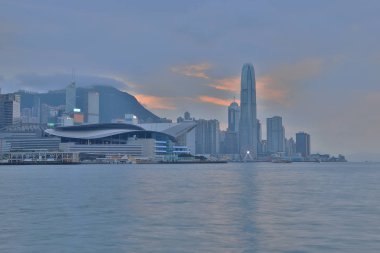 Victoria Harbour gözlemlemek için bir hedef bakış açısı