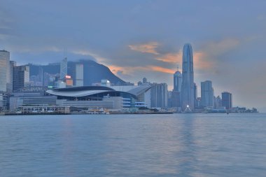 Victoria Harbour gözlemlemek için bir hedef bakış açısı