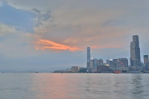 Gateway Skyline Victoria Harbo — Stock Photo, Image