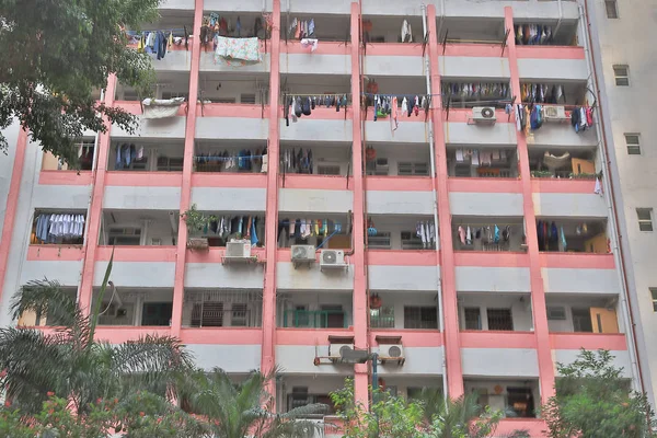 Une Vieille Maison Tong Lau Hong Kong — Photo