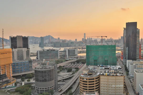Facade Industrial Building Hong Kong City — Stock Photo, Image