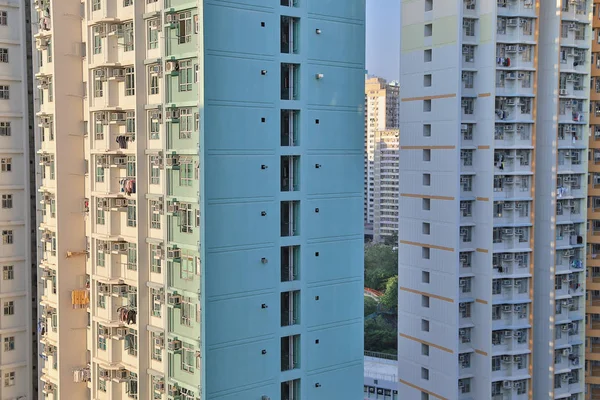 Stedelijke Vernieuwing Van Openbare Huis Hong Kong — Stockfoto