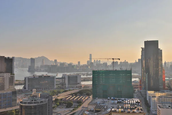 Edificio Industria Bahía Del Kowloon Del Área Negocio —  Fotos de Stock