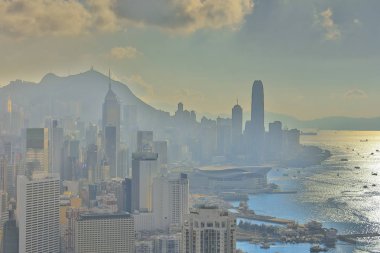 Bir görünümü, gün batımı İskoç Hill.