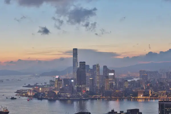 gün batımında cityscape İskoç Hill
