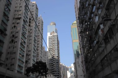 Hong Kong street tramvayda çift katlı