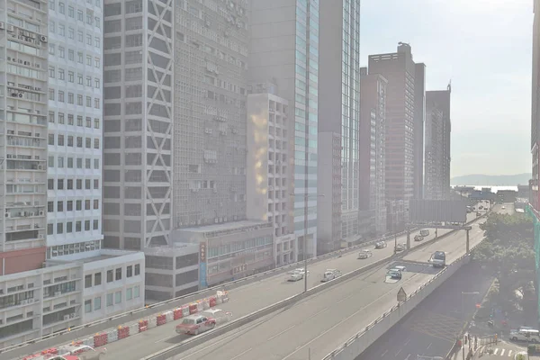 Rumsey Street Flyover Shung Wan — Stock Photo, Image