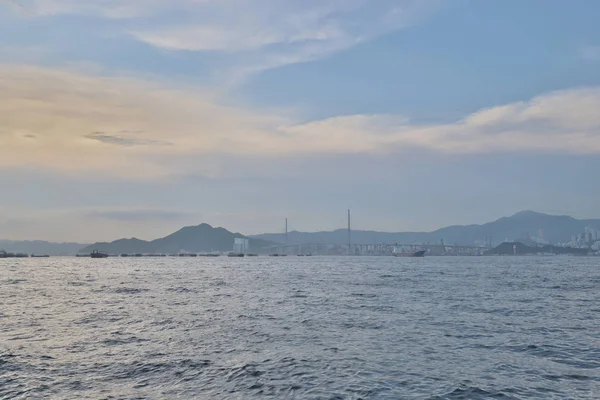 Bahía Belcher Victoria Harbour Hong Kong — Foto de Stock