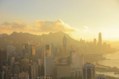 Bir görünümü, gün batımı İskoç Hill