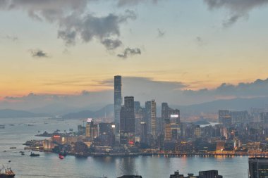 Görünüm noktasından İskoç Hill, Hong Kong.