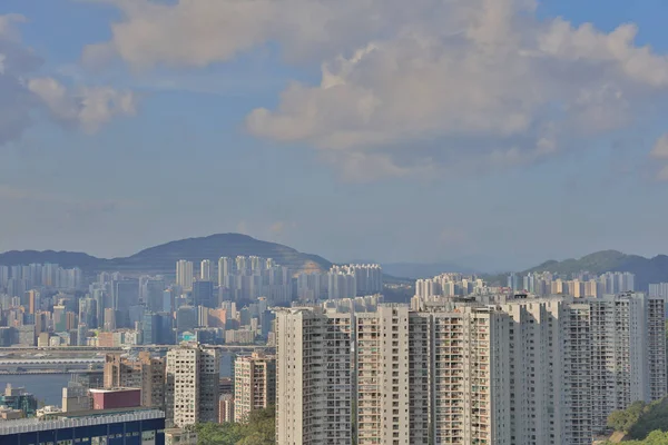 宝马山山北角城市天际线 — 图库照片