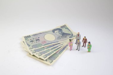 Banka notu bir rakam iş adam tanding