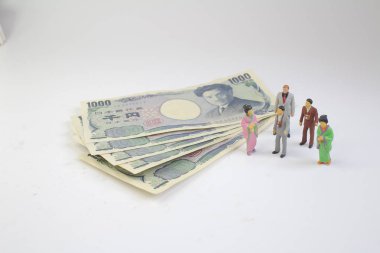 Banka notu bir rakam iş adam tanding