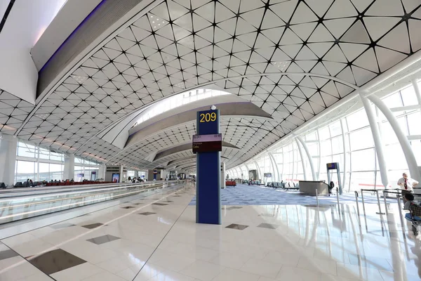 Ένα Εσωτερικό Του Μοντέρνα Airpot Χονγκ Κονγκ Αεροδρόμιο — Φωτογραφία Αρχείου