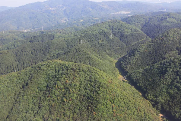 Vista Aérea Ventana Del Avión Mirando Hacia Abajo Tierra —  Fotos de Stock