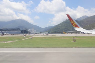Hong Kong Havaalanı üzerinde görüntüleyin. Hong Kong
