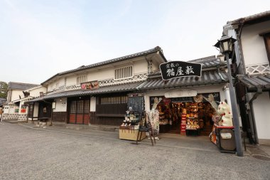 kurashiki bikan tarihsel çeyrek Japonya
