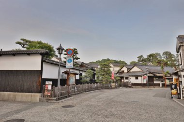 kurashiki bikan tarihsel çeyrek Japonya