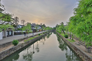 kurashiki bikan tarihsel çeyrek Japonya
