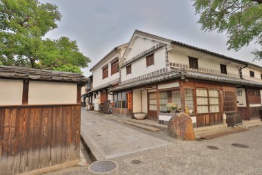 kurashiki bikan tarihsel çeyrek Japonya